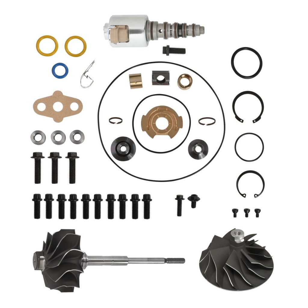 SPOOLOGIC GT3782VA Turbo Rebuild Kit Cast Wheel VGT Shaft for 04.5-Early 05 6.0L Powerstroke