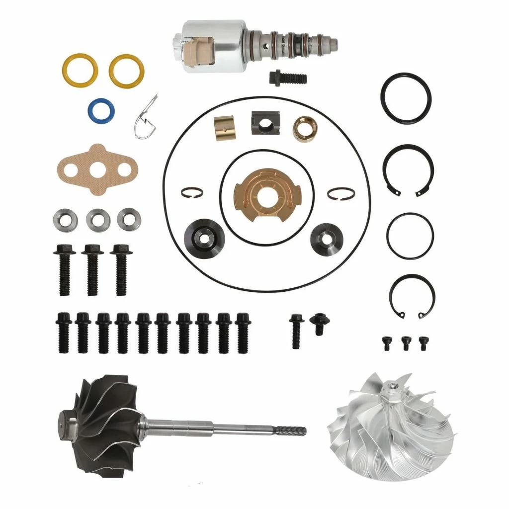 SPOOLOGIC GT3782VA Turbo Rebuild Kit Billet Wheel Shaft VGT for 2005.5-2010 Ford 6.0L Powerstroke