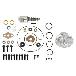 GT3782VA Turbo Rebuild Kit Billet Compressor Wheel VGT Solenoid For 03-Early 04 6.0L Ford Powerstroke Diesel