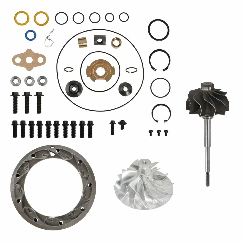 SPOOLOGIC PowerMax GT3788VA Turbo Rebuild Kit 6+6 Billet Shaft Vanes for 2003-2007 Ford 6.0L Powerstroke