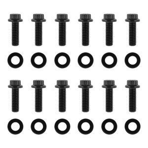 TrackTech Up-Pipe Bolts + Washers For 2001-2016 Chevrolet Duramax 6.6L LB7 LLY LBZ LMM LML