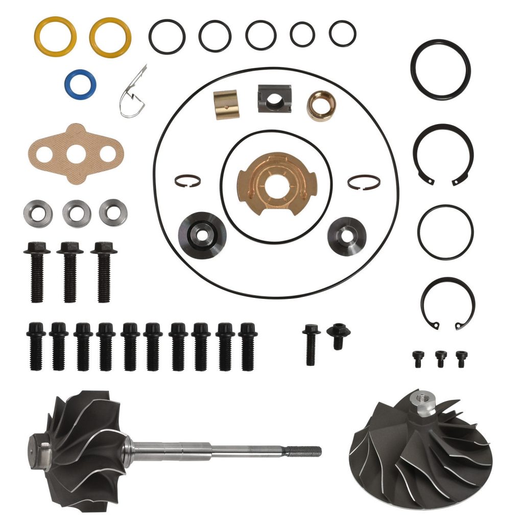 SPOOLOGIC GT3782VA Turbo Rebuild Kit Cast Wheel Shaft for 03-Early 04 6.0L Powerstroke