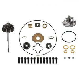 SPOOLOGIC GTP38 Turbo Rebuild Kit Billet Wheel Shaft for 99.5-03 7.3L Powerstroke