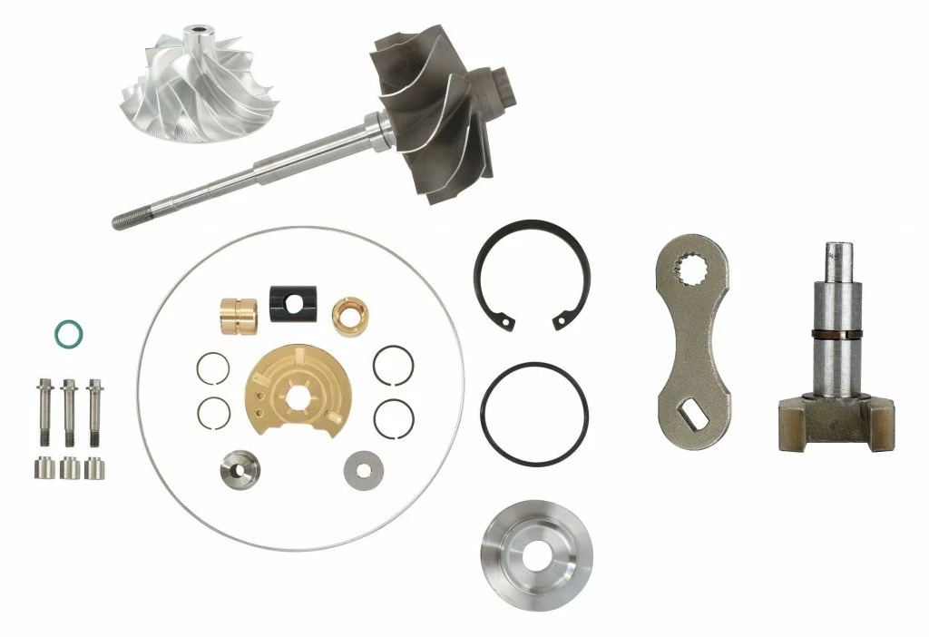SPOOLOGIC V2S High Pressure Turbo Rebuild Kit Billet Shaft Arm for 2008-2010 Ford 6.4L Powerstroke