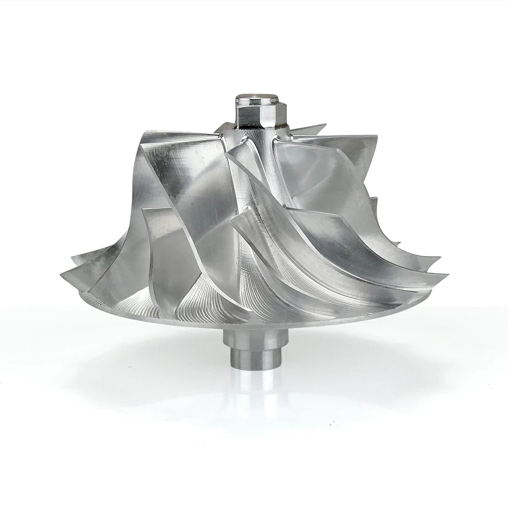 SPOOLOGIC 7+7 Blade Billet Compressor Wheel for 2007.5-2016 Chevrolet 6.6L LMM LML Duramax