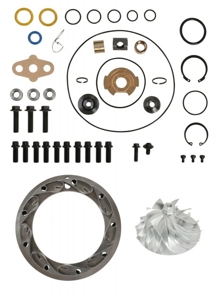 SPOOLOGIC GT3782VA Turbo Rebuild Kit with Billet Wheel 13.2mm Vanes for 05.5-10 6.0L Powerstroke