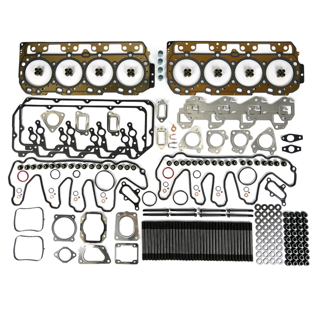 TrackTech Complete Top-End Cylinder Head Gasket / Studs Service Kit for 2011-2016 Chevrolet 6.6L LML Duramax