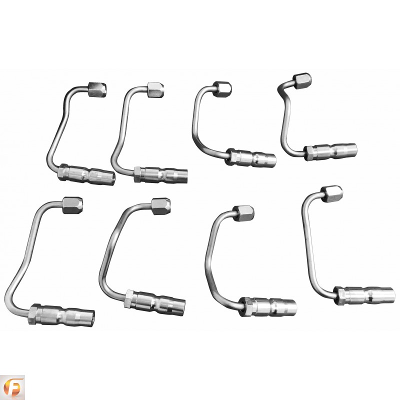 Fleece Performance Injection Lines (Set of 8) for 2001-2004 6.6L Chevrolet Duramax LB7