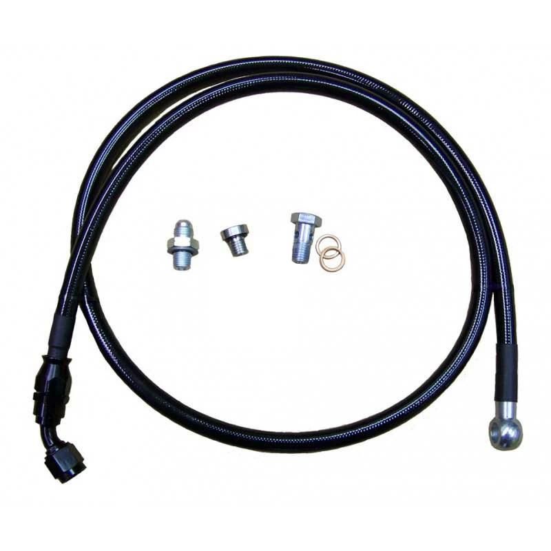 Fleece Performance S300 S400 Remote Turbo Oil Feed Line Kit for 2011-2016 6.6L Chevrolet Duramax LML