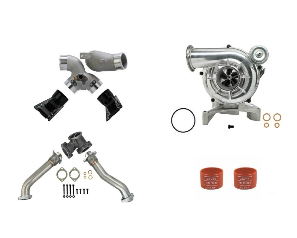 SPOOLOGIC GTP38 Turbocharger Conversion Kit for Early 99 7.3L Powerstroke