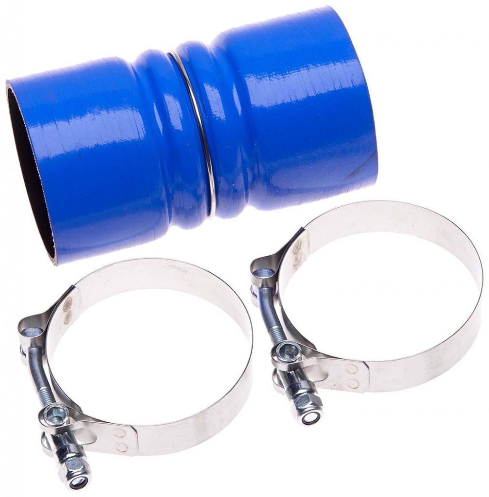 Gates Intercooler Hose Turbo to Pipe to Intercooler Hot Side for 2010-2012 6.7L Cummins 24V