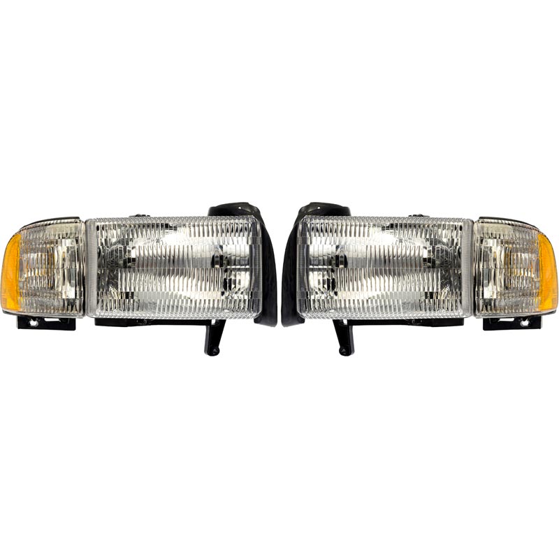 Headlight Assembly Kit for 1994-2002 5.9L Cummins 12V 24V