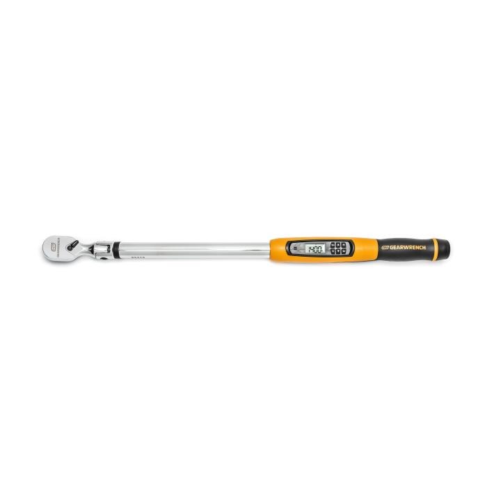 1/2″ Flex Head Electronic Torque Wrench with Angle 25-250 ft/lbs.