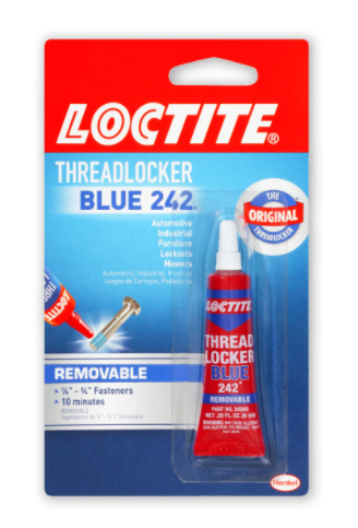 Threadlocker Blue (Medium Strength) – Loctite 242 (6 ml tube)
