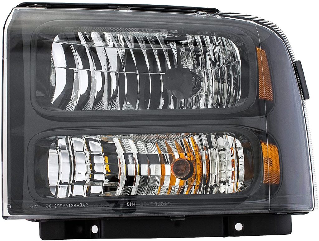 Headlight Assembly (Smoked) for 2005-2007 Ford 6.0L Powerstroke