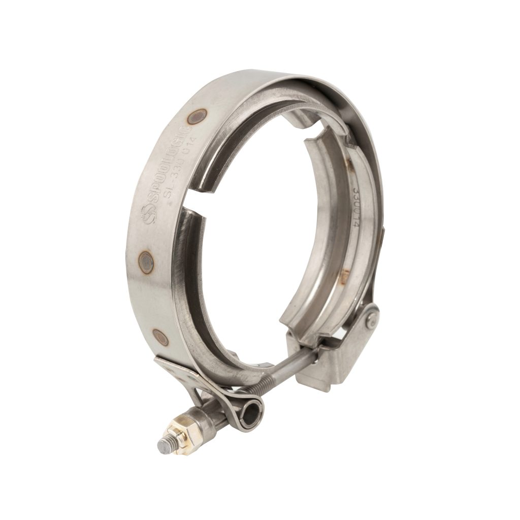 SPOOLOGIC Turbo Downpipe V-Band Clamp for 2011-2014 Ford 6.7L Powerstroke
