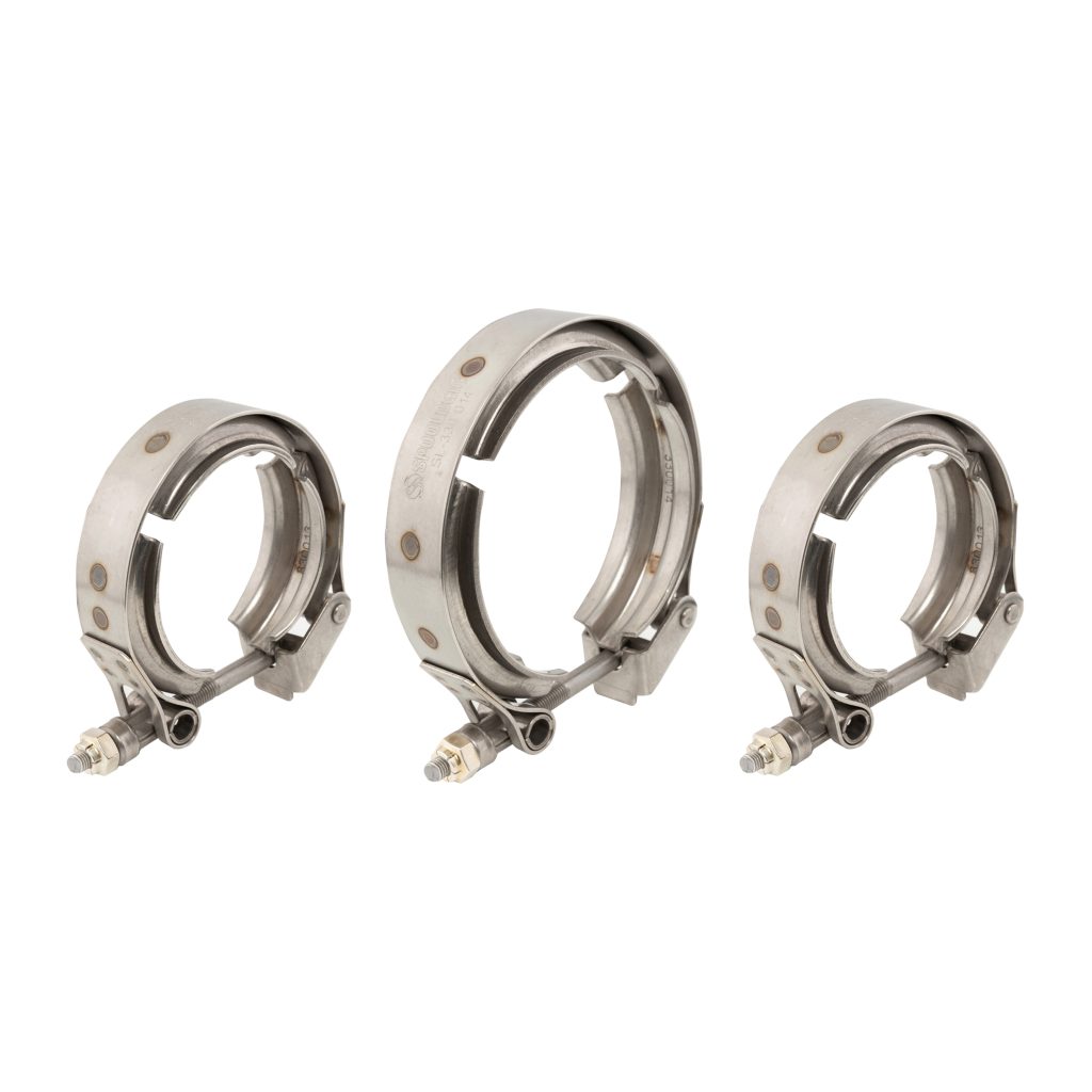SPOOLOGIC Turbo V-Band Clamp Kit For 2011-2014 Ford 6.7L Powerstroke