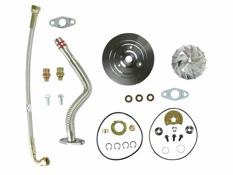 SPOOLOGIC HE351VE Turbo Rebuild Kit with Lines Plate Billet for 2007.5-2012 6.7L Cummins 24V