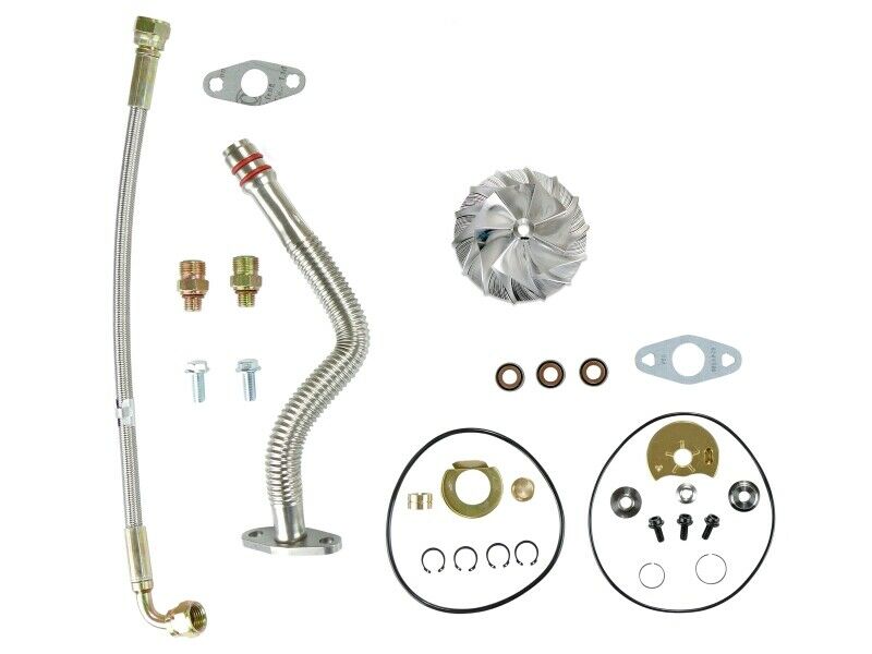 SPOOLOGIC HE351VE Turbo Rebuild Kit Lines Billet for 2007.5-2012 6.7L Cummins 24V
