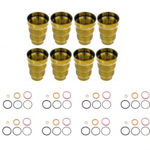 73L-Ford-Powerstroke-Fuel-Injector-Cup-Sleeve-Injector-O-Ring-Kit-Sets-Of-8-272971763385