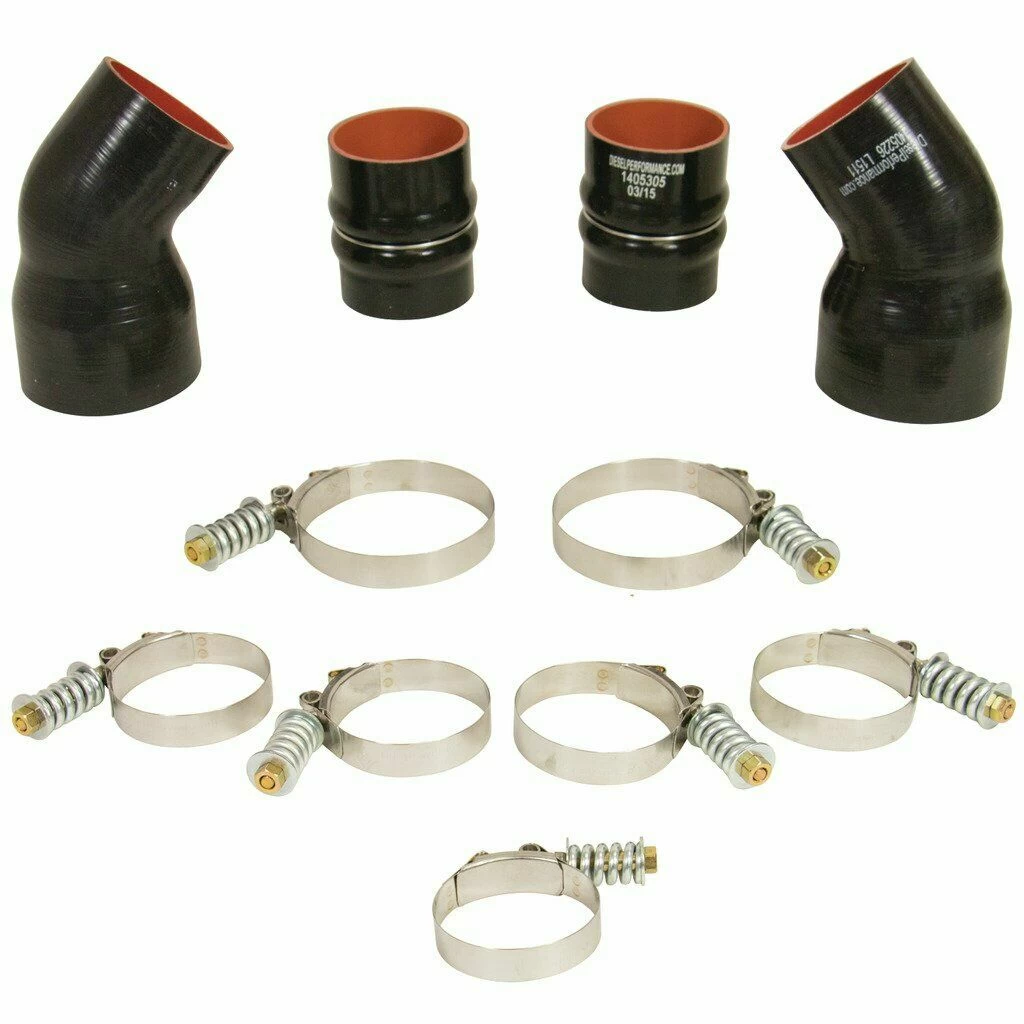 BD Diesel Intercooler Hose + Clamp Kit for 1994-2002 Dodge Ram 5.9L Cummins 12V 24V