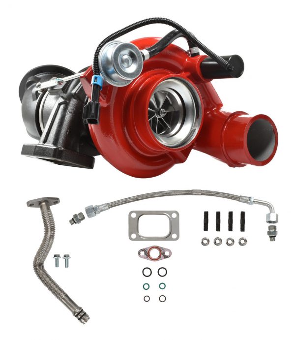 5.9L 04.5-07 Dodge Ram HE351CW Turbocharger With Billet Wheel Red For Cummins