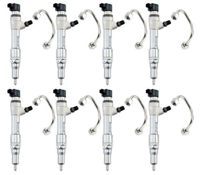Alliant Power Set of 8 Reman Fuel Injectors Nozzle Piezo for 2008-2010 6.4L Powerstroke